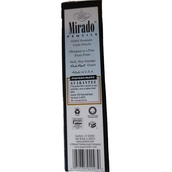 Mirado Woodcase Pencil, HB #2, Yellow, Dozen - Picture 2 of 2